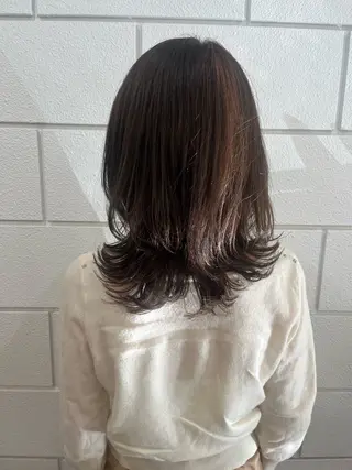 カラー 小沼采唯👧🏼 海好きオヌちゃんのヘアスタイル