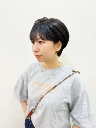 ショート カラー newline銀座所属・👑銀座ショート/ 絶壁補正/金子涼👑のヘアスタイル