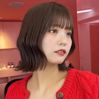 カラー 莉乃/縮毛矯正/髪質 改善/艶カラーのヘアスタイル