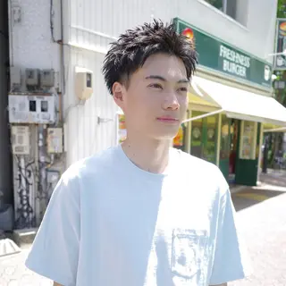 メンズ ヨシカワ タツキのヘアスタイル