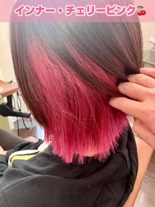 ショート ブリーチ毛に縮毛矯正 ✨カラー✨山田 正幸のヘアスタイル