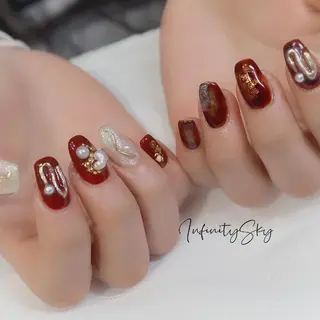 ネイル infinity skyのネイルデザイン