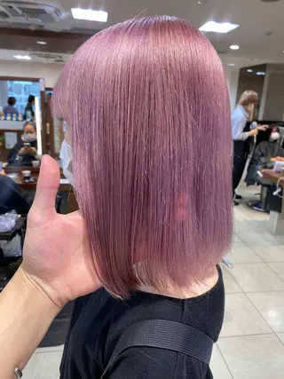 ミディアム カラー ブリーチ指名No.1 Daikiのヘアスタイル