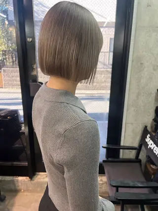 ミディアム HOODS hair salon所属・透明感カラー🌿ボブ ✨飛田　ケイのヘアスタイル