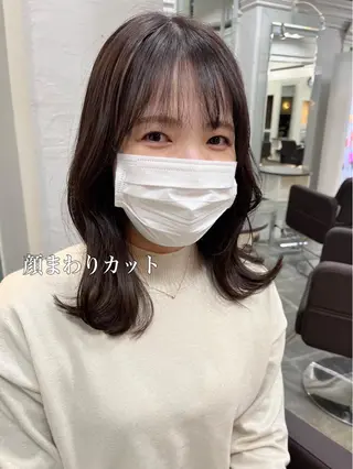 セミロング カラー ヘアアレンジ SALOWIN恵比寿所属・ヘッドスパで脳を 整える✨chacoのヘアスタイル