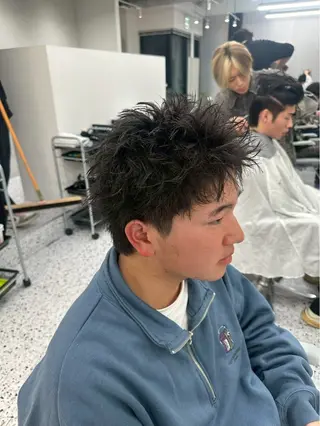 メンズ メンズ専門/パーマ 特化/栄/北出瑞貴のヘアスタイル