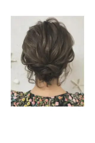 ショート ヘアアレンジ kamata melanieのヘアスタイル