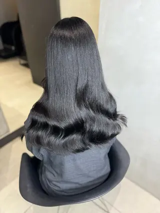 ロング カラー 大阪 梅田/ ハイトーン/エクステのヘアスタイル