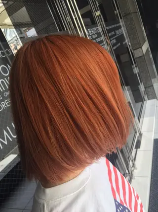 ミディアム カラー 透明感カラー❄️要 半個室×マンツーマンのヘアスタイル