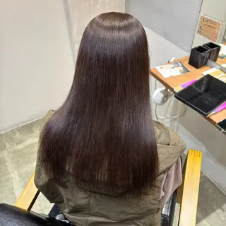ロング カラー 田村 愛彩のヘアスタイル