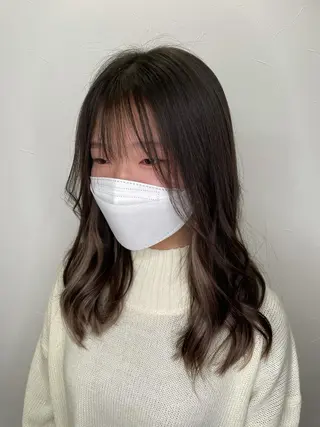 セミロング エクステ＊美髪サロン KR2S河内長野店長のヘアスタイル