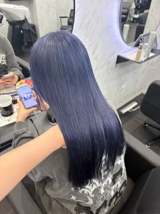 ロング カラー hair salon dot. mooda 韓国風サロン 町田店所属・韓国風ヘア🎀🩶 /♡𝓝𝓸𝓪♡のヘアスタイル