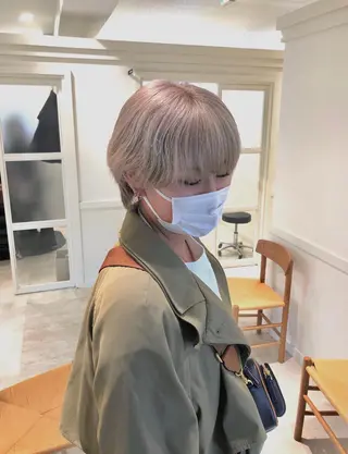 ショート カラー メンズ特化 パーマ/オザワのヘアスタイル