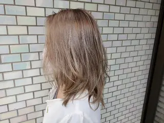 ミディアム 社内カット講師・店長 菅原賢一のヘアスタイル