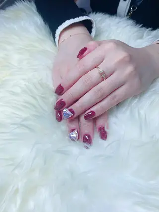 ミディアム 💜MIYA nail川崎店のネイルデザイン