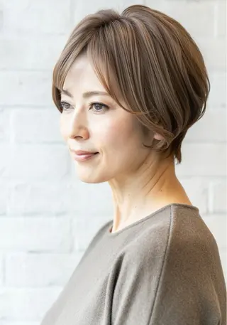 ショート nex the salon coall所属・🫧似合わせショート イシダ🫧のヘアスタイル