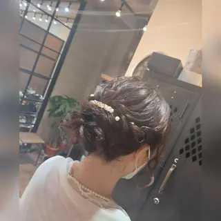 ヘアアレンジ あかね☆ヘアアレンジ /ボブ/縮毛矯正のヘアスタイル