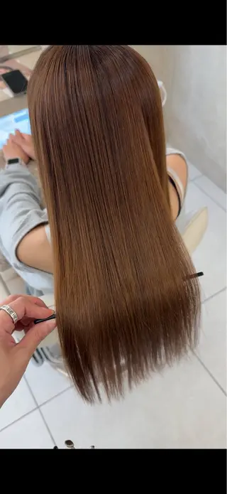 ロング 名古屋/縮毛矯正/ 島原　由璃のヘアスタイル