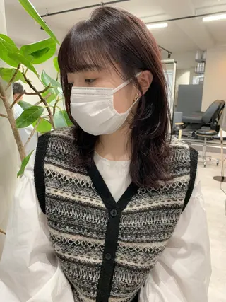 セミロング カラー ELTE表参道所属・✨上品レディーなヘア スタイルへ✨髙木諒也のヘアスタイル