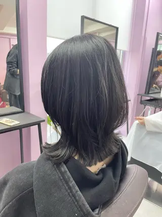 ミディアム カラー 高尾亮輔/ ボブ特化美容師のヘアスタイル