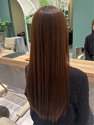 カラー 田中 梨花のヘアスタイル