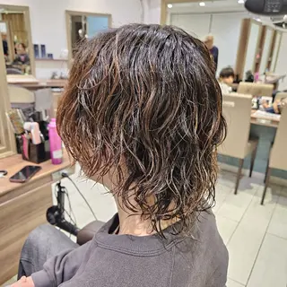 パーマ メンズ 🌀メンズパーマ特化 藤井 凌雅🌀のヘアスタイル