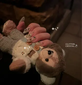 メンズ ネイル MINAMI໒꒱ Y2K、韓国ガーリーのネイルデザイン