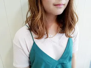 ミディアム カラー imai /カット/パーマのヘアスタイル