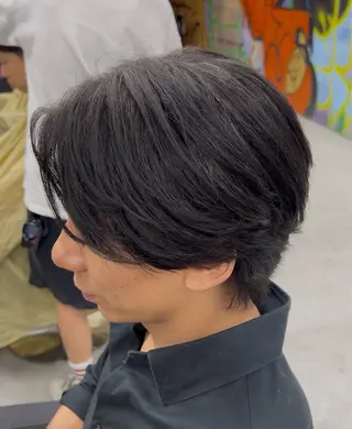 ミディアム パーマ メンズ 錦糸町/Men's cutパーマ石川史弥のヘアスタイル