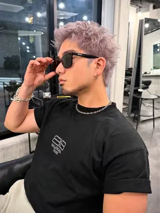 ショート メンズ 🔥メンズ特化🔥 近澤✂️ダブルカラーのヘアスタイル