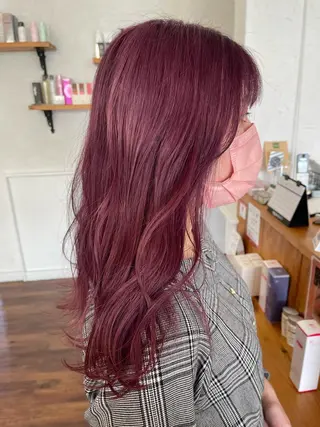 ロング 関根 沙季のヘアスタイル