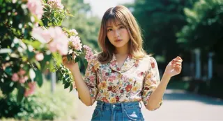 ミディアム 石沢 知康のヘアスタイル