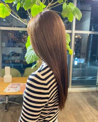ロング カラー faith hair apros.所属・白上 愛佳のヘアスタイル