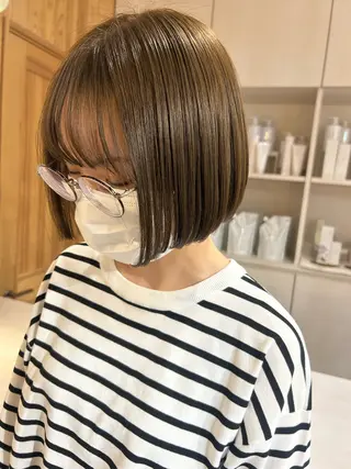 ショート カラー VISUALIST所属・小倉/レイヤー/ 顔周りカット/naoのヘアスタイル