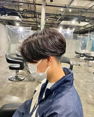 ショート パーマ メンズ 🟦ニュアンス/メン ズパーマ横浜🟦のヘアスタイル