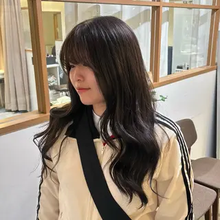 ロング カラー MASHU Grandvase所属・めい/透明感カラー /似合わせカットのヘアスタイル