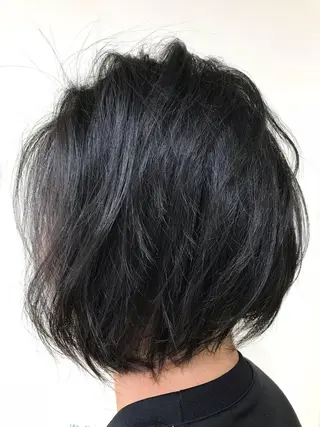 ミディアム メンズ キッズ 横田 尚登のヘアスタイル