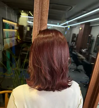 ミディアム カラー Hiromi‎ /カットモデル募集中のヘアスタイル