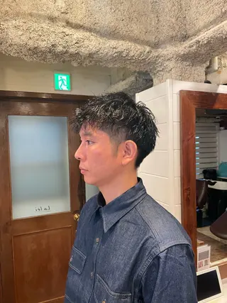 ショート メンズ ボブ/縮毛矯正/レイ ヤー♡Natsukiのヘアスタイル