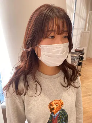 ロング カラー 増井 彩乃のヘアスタイル