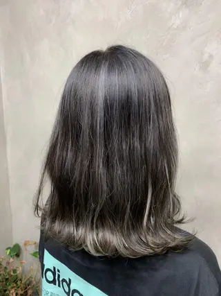 ミディアム カラー 🌈髪質改善💕 縮毛矯正✨青木まで✨のヘアスタイル