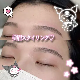 アイブロウ jiem5 𝐦𝐚𝐧𝐚🎀のマツエク・マツパデザイン