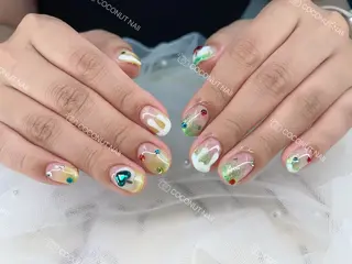 ネイル 神田 ココナッツのネイルデザイン