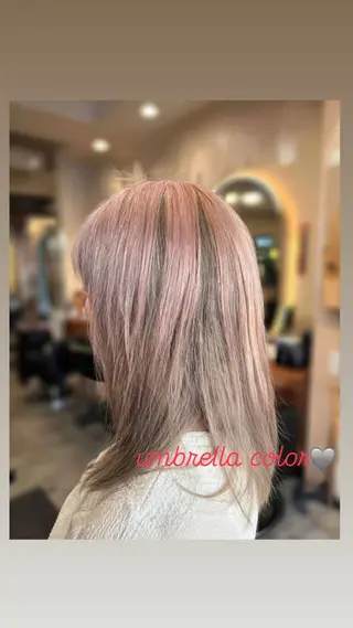 ミディアム すざき ことみのヘアスタイル