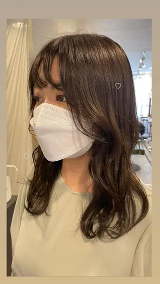 ロング カラー 北山 巴奈のヘアスタイル