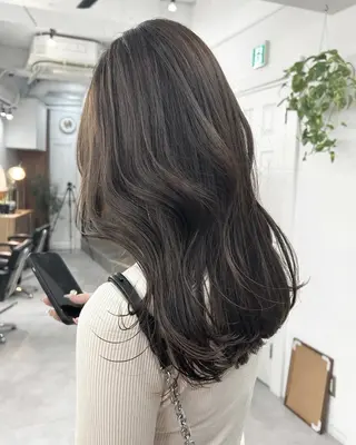 ロング カラー レイヤーボブ/ 艶カラー/サナ🌼のヘアスタイル