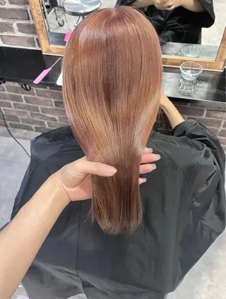 ロング カラー ハイトーン/髪質改善 /Akuaのヘアスタイル