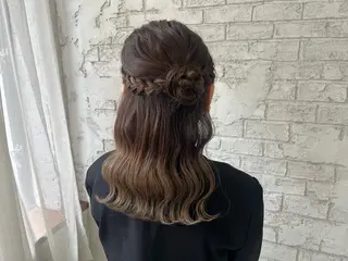 ロング 池袋艶カラー/メイク 🎀Rina🎀💚のヘアスタイル