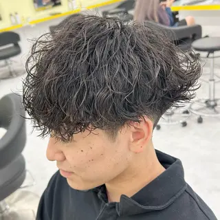 ショート パーマ メンズ 韓国レイヤーカット /REIのヘアスタイル