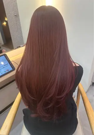 ロング カラー 暗髪/艶カラー /yaekaのヘアスタイル